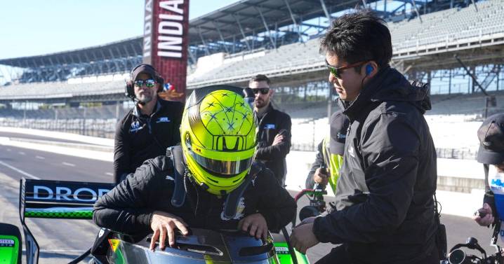F-1 driver Schumacher returns to Indy to turn laps on road course in an IndyCar