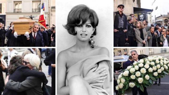 Aplausos y música de Ennio Morricone en funeral de Claudia Cardinale