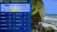 Dry conditions around Central Florida with near normal temperatures
