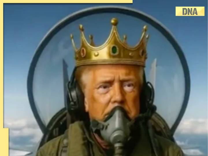 Amid US protests, Trump remains unaffected, shares AI video of himself in KING T