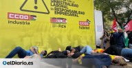 "Queremos salud, no un ataúd": el clamor frente a la patronal contra el aumento de muertes en las obras y la industria