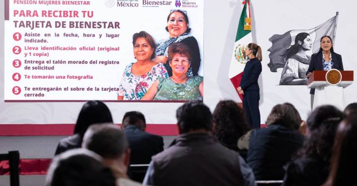Se han entregado más de 350 mil tarjetas de Pensión Bienestar a mujeres de 60 a 64 años