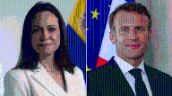 Macron habló con María Corina Machado y dijo que ella «encarna la esperanza de libertad de todo un pueblo»