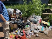 Higiene Urbana trabaja en la limpieza de los microbasurales