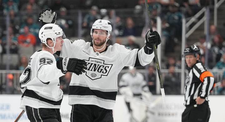 Brandt Clarke, Kings edge Sharks after blowing big lead