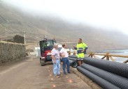 Guía inicia el reasfaltado y la canalización de pluviales en el barrio de San Felipe
