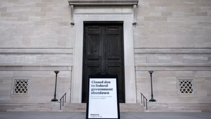 Cierre del Gobierno: los museos del Smithsonian y el Zológico Nacional cierran sus puertas