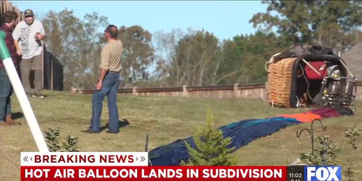 Pilot speaks on hot air balloon landing in Upstate subdivision