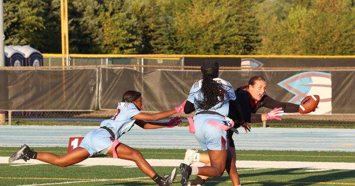 Photos: IHSA Kankakee Regional Girls Flag Football - Kankakee vs. Yorkville – Shaw Local