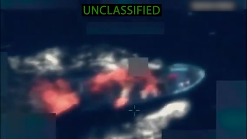 Video muestra los nuevos ataques de fuerzas militares de EE.UU. contra cuatro embarcaciones en el Pacífico