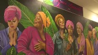 Jefferson County Courthouse displays mural for breast cancer awareness