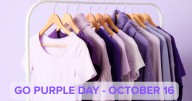 Texans encouraged to wear purple Thursday for Domestic Violence Awareness Month