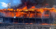 Fire at the old Shreveport Country Club