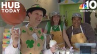 Celtics and TD Bank stop by Sweeties in Roslindale