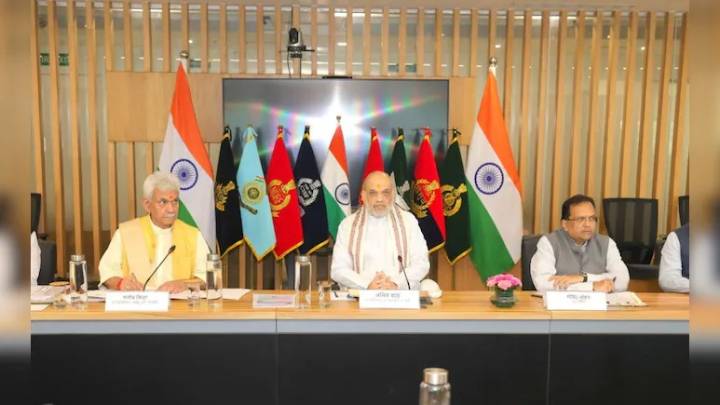 Amit Shah Stresses Terror-Free Jammu & Kashmir in High