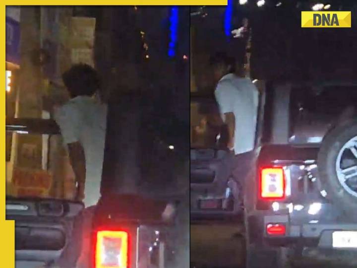 Viral video shows man urinating in moving car in Gurugram