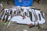 Nearly 50,000 ‘zombie knives’ and machetes handed over or seized last year