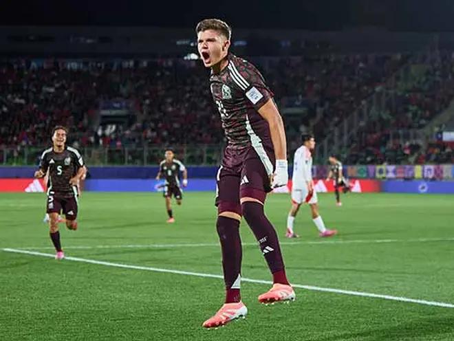 México golea 4-1 a Chile y va a cuartos de final del Mundial Sub