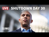 LIVE: Democratic leaders speak on day 30 of government shutdown