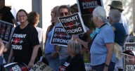 Dozens protesting in support of former Powers Health doctor