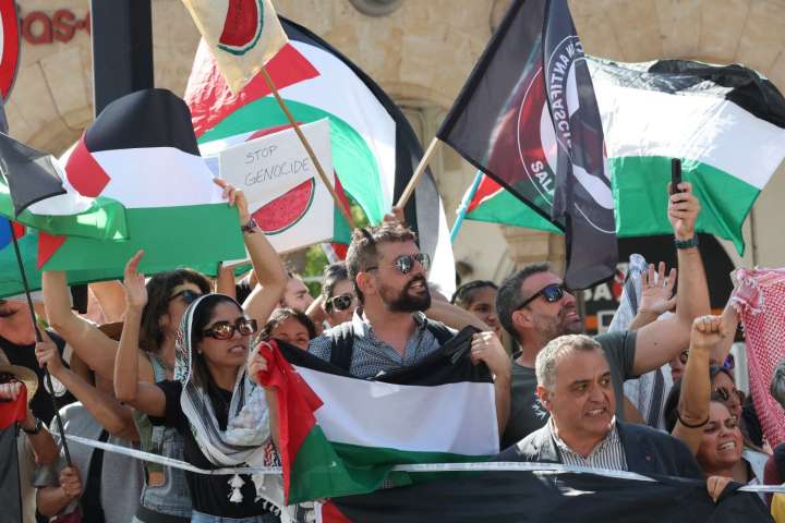 Salamanca se une a otras ciudades de España para protestar por la interceptación de la flotilla de Gaza
