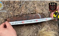 Encontraron un proyectil de artillería en la zona norte de Comodoro Rivadavia