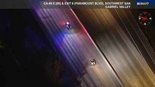 Alleged murder suspect leads police on high-speed chase in San Gabriel Valley