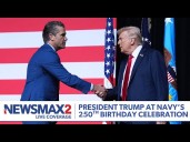 LIVE: President Trump speaks at 'America's Navy 250' celebration in Norfolk, Va.