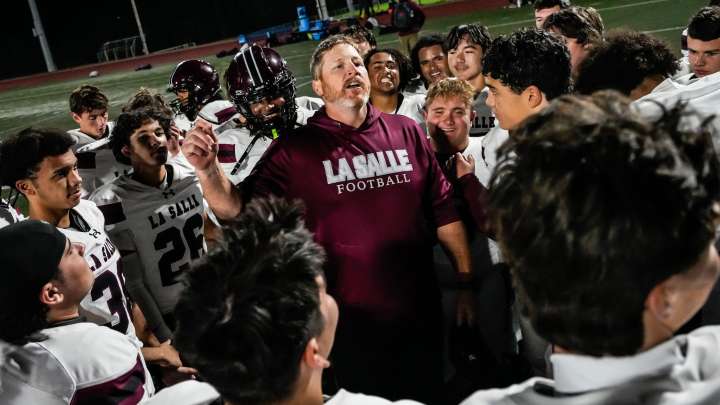 Score from La Salle vs. St. Raphael football on Friday October 17, 2025