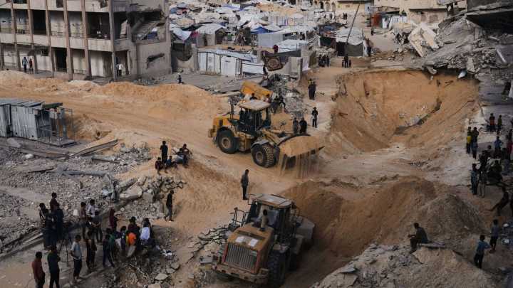 Israel says Hamas hands over ‘2 coffins of deceased hostages’ from Gaza