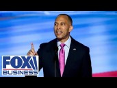 Hakeem Jeffries holds a news conference as shutdown continues
