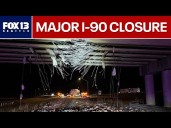I-90 West to stay closed near Cle Elum, WA through next week as crews demolish Bullfrog overpass