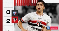 Gol chileno en Brasil: Gonzalo Tapia abrió el camino del triunfo de Sao Paulo sobre Fortaleza