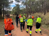 La Guardia Civil rescata a un escalador herido en los Pinares de Rodeno en Albarracín