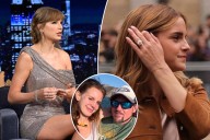 Taylor Swift, Emma Watson flash their huge diamond rings