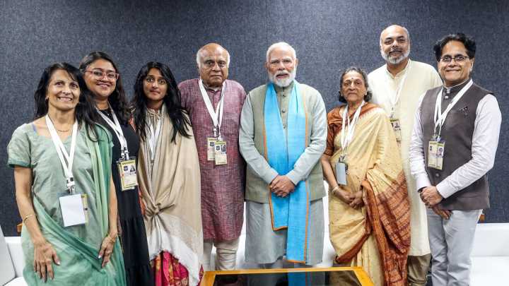 Modi launches ₹ 1,140 cr projects, stamp marking Sardar Patel’s 150th anniversary