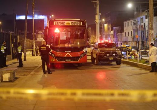 Asesinaron a chofer de bus en SJM