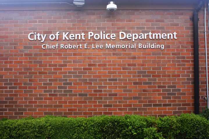 Bomb squad neutralizes explosive device at Kent Police Station