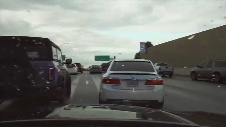 FHP releases dashcam footage of I-95 pursuit after reckless driver