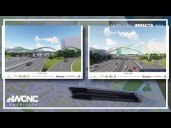 Construction begins on pedestrian bridge to connect Charlotte's Uptown and South End