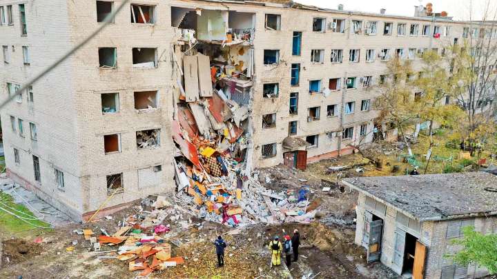 Russia fires 650 drones on Ukraine, causes blackouts