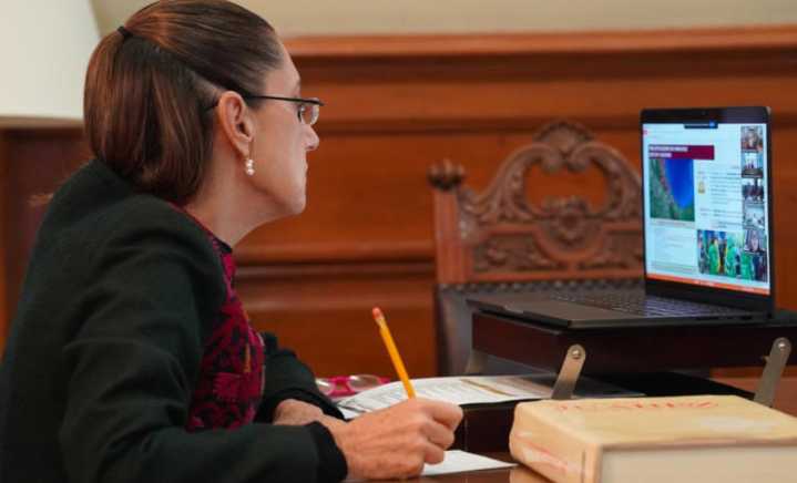 Atiende Sheinbaum emergencia por lluvias con gobernadores
