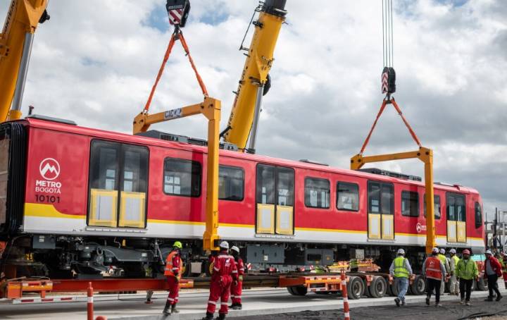 Alcalde Galán confirma hito del Metro: 64,85% de avance en obras