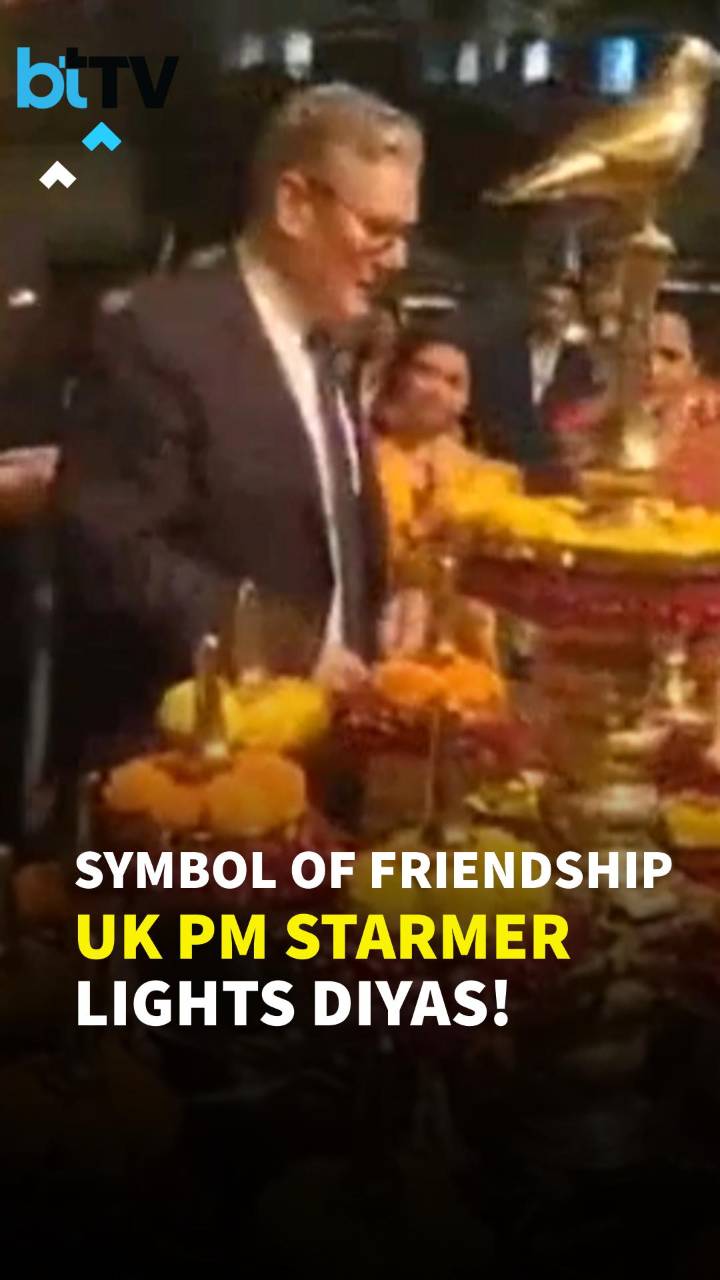 UK PM Keir Starmer Lights Diyas In Mumbai | Celebrates India-UK Cultural Bond Ahead Of Diwali