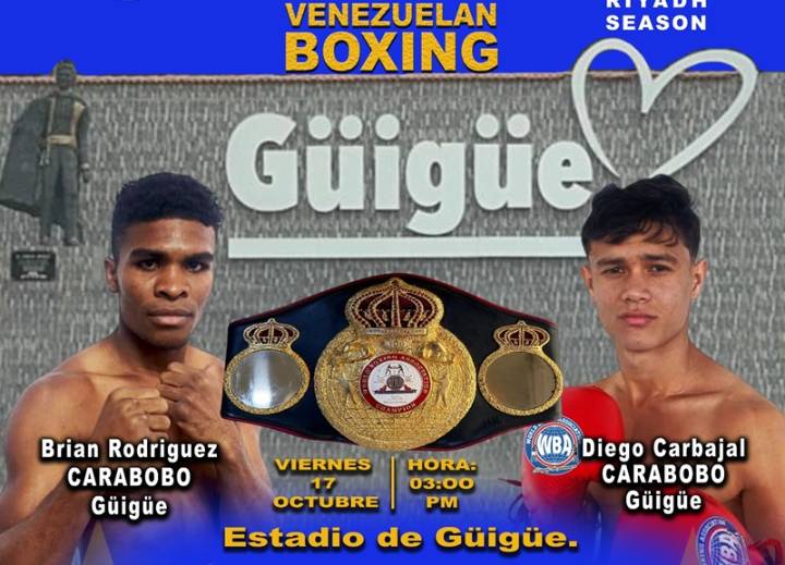 Diego Carbajal reta a Kevin Sánchez en la WBA Future