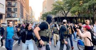 Protestors target immigration agents on NYC's Canal Street