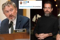 Jack Dorsey backs GOP Rep. Thomas Massie for president in X post