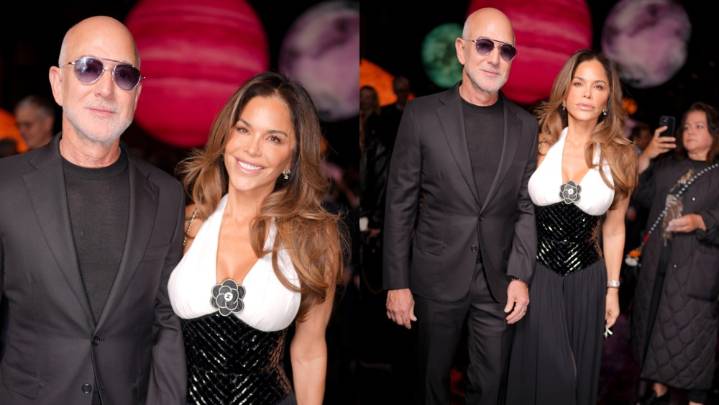 Lauren Sánchez Joins Jeff Bezos at Chanel’s Front Row in Corset Look