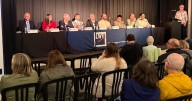 Candidate forum in Lake Forest Park with nine candidates for city council