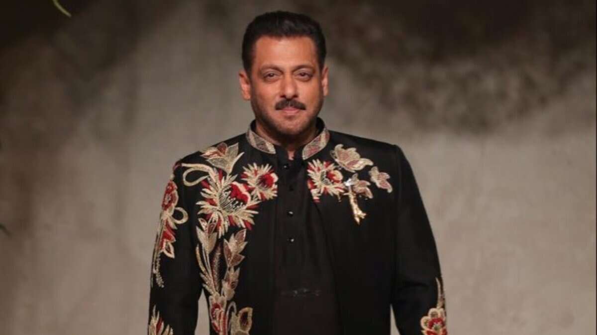 Salman Khan turns showstopper, walks the ramp in black sherwani